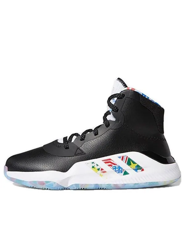 Кроссовки pro bounce 2019 Adidas — изображение 1 из 4, черный/белый