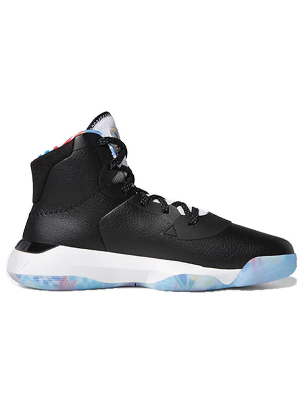 Кроссовки pro bounce 2019 Adidas — изображение 2 из 4, черный/белый