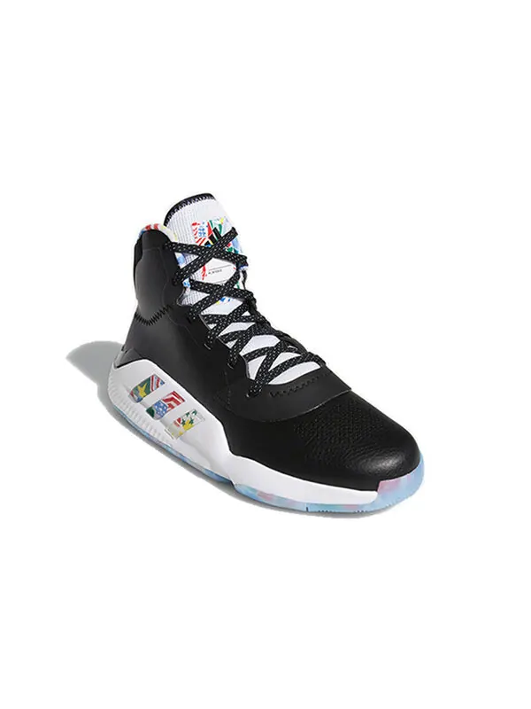 Кроссовки pro bounce 2019 Adidas — изображение 3 из 4, черный/белый