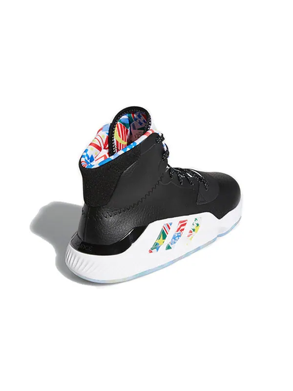 Кроссовки pro bounce 2019 Adidas — изображение 4 из 4, черный/белый