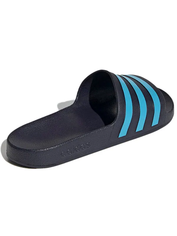 Тапочки adilette aqua slipper black/blue Adidas — изображение 4 из 4, черный/синий