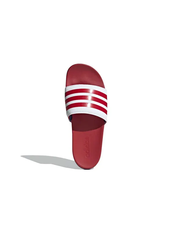 Тапочки adilette comfort 'scarlet' Adidas — изображение 4 из 4, белый/красный/синий