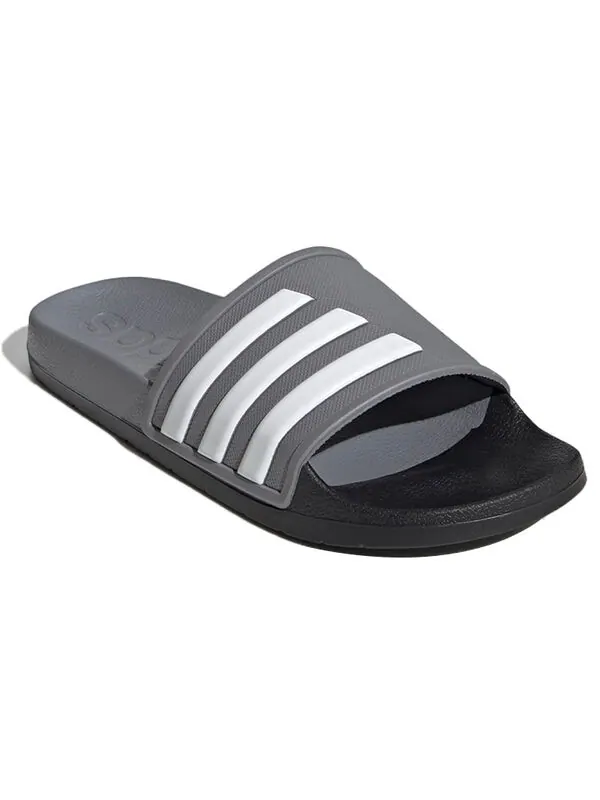 Тапочки adilette tnd slippers grey/white Adidas — изображение 3 из 4, серый/белый
