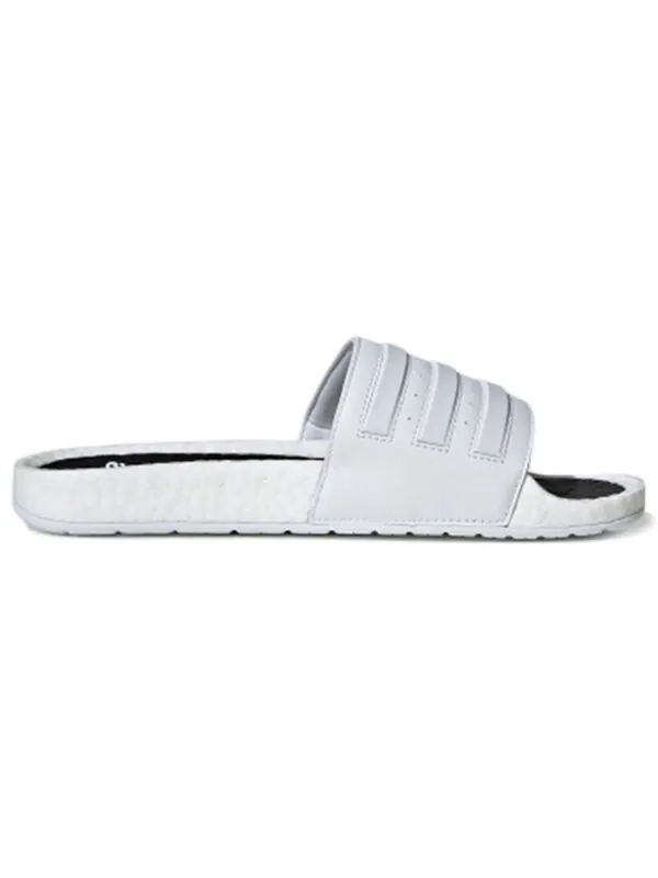 Тапочки adilette boost slides 'cloud white' Adidas — изображение 2 из 4, белый