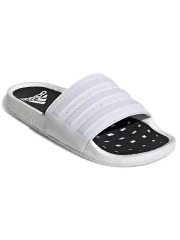 Тапочки adilette boost slides 'cloud white' Adidas — изображение 3 из 4, белый