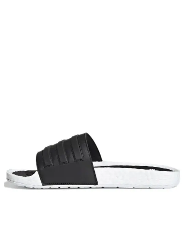 Тапочки adilette boost slides 'core black' Adidas — изображение 1 из 4, черный