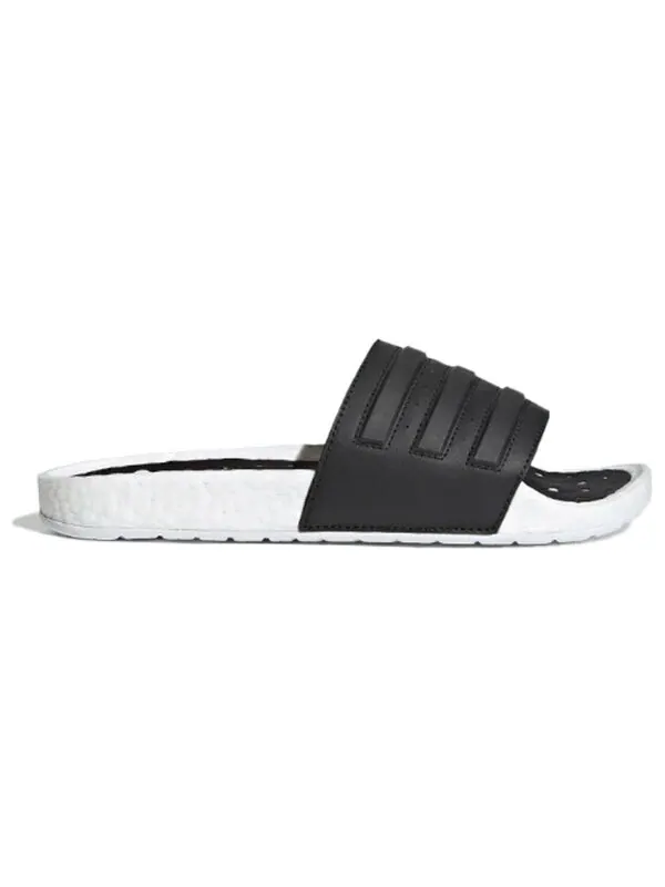 Тапочки adilette boost slides 'core black' Adidas — изображение 2 из 4, черный
