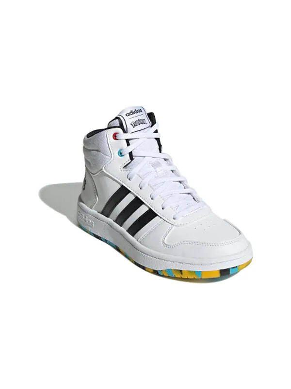 Кроссовки pokemon x hoops mid 2.0 j Adidas — изображение 2 из 4, белый