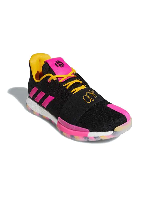 Кроссовки Harden Vol. 3 Adidas — изображение 2 из 4, черный/розовый