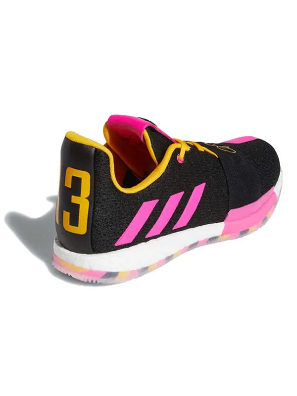 Кроссовки Harden Vol. 3 Adidas — изображение 3 из 4, черный/розовый