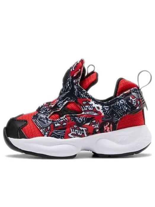 Детские кроссовки Reebok InstaPump Fury 'Graffiti - Primal Red' — изображение 1 из 6, красный/черный/белый