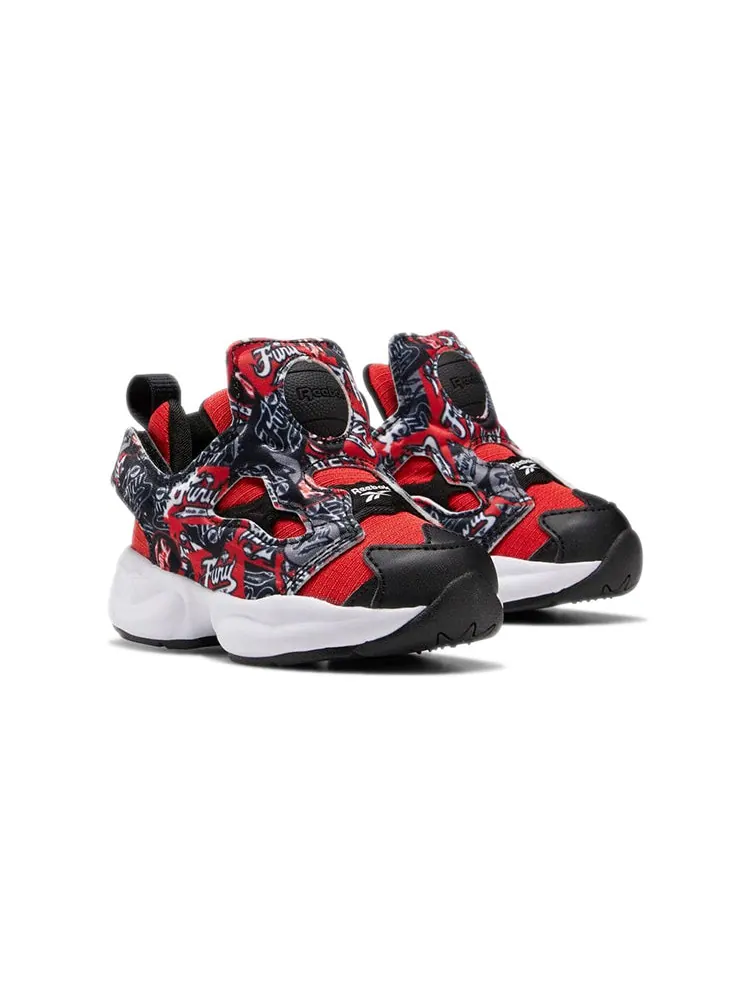 Детские кроссовки Reebok InstaPump Fury 'Graffiti - Primal Red' — изображение 3 из 6, красный/черный/белый
