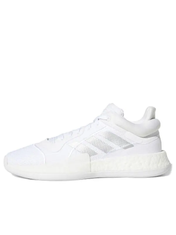 Кроссовки marquee boost low Adidas — изображение 1 из 4, белый/серебристый