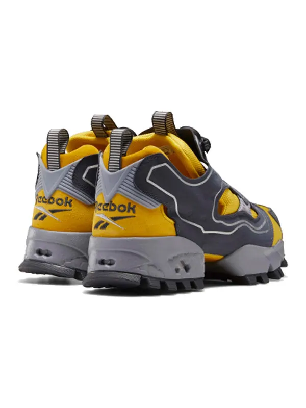 Кроссовки instapump fury trail shroud 'yellow' Reebok — изображение 4 из 4, серый/желтый