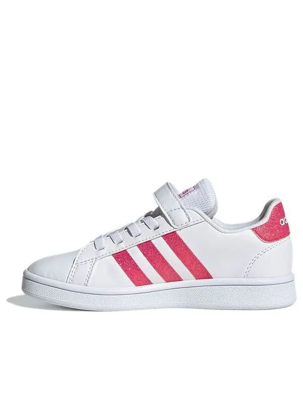 Кроссовки neo grand court Adidas — изображение 1 из 4, белый/розовый