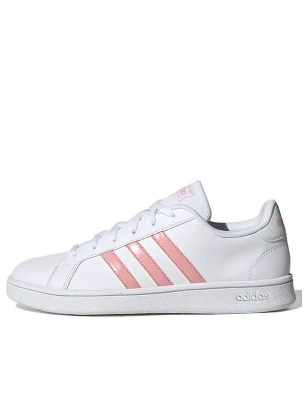 Кроссовки гранд корт база Adidas — изображение 1 из 4, белый/розовый