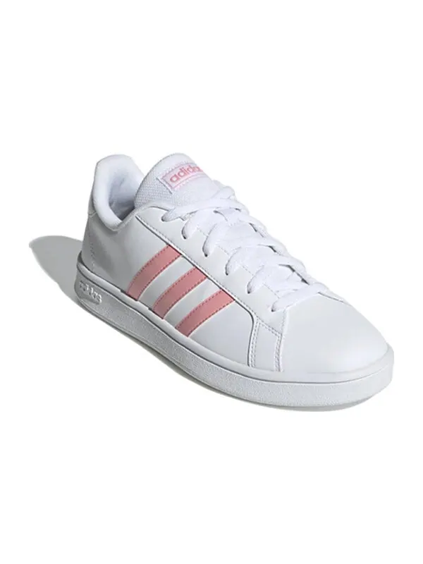 Кроссовки гранд корт база Adidas — изображение 2 из 4, белый/розовый