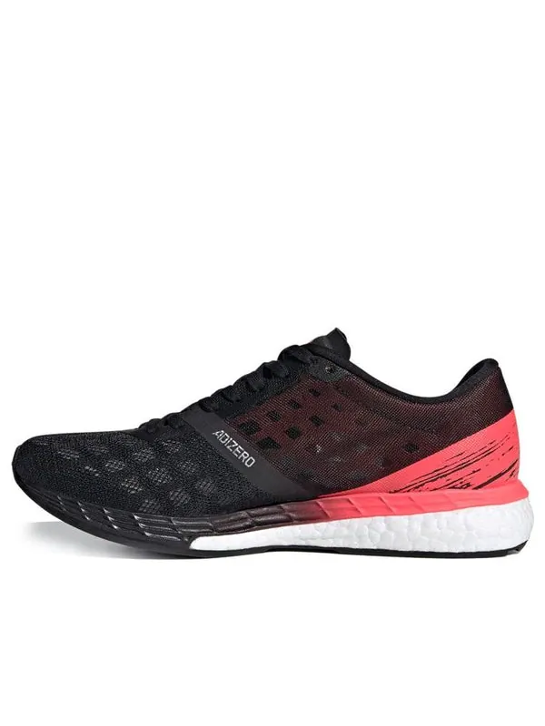 Кроссовки adizero boston 9 'black signal pink' Adidas — изображение 1 из 4, черный