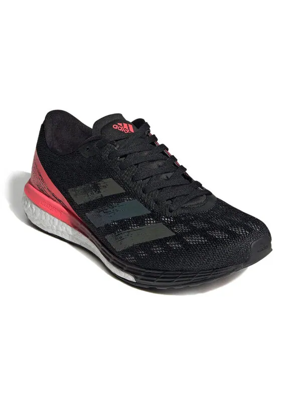 Кроссовки adizero boston 9 'black signal pink' Adidas — изображение 3 из 4, черный