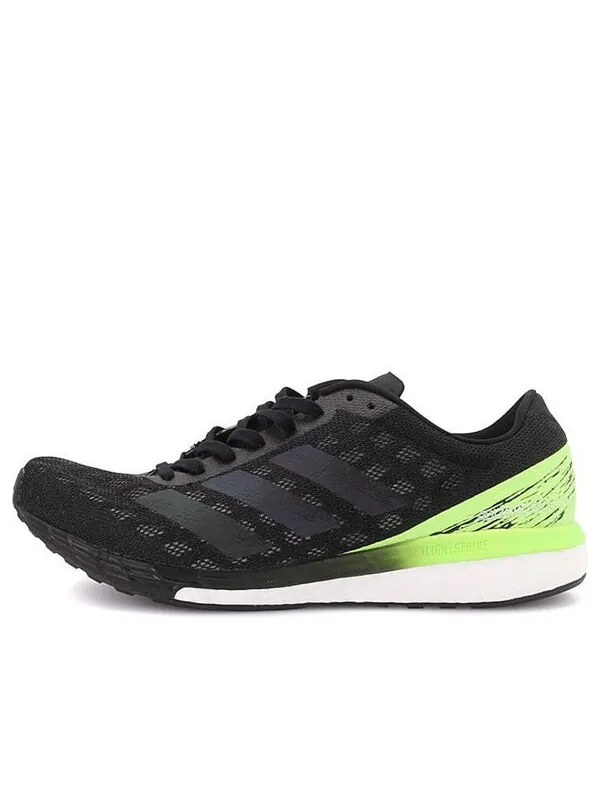 Кроссовки adizero boston 9 Adidas — изображение 1 из 4, черный/зеленый
