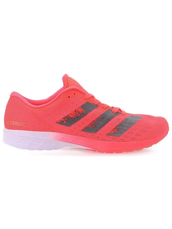 Кроссовки adizero rc 2 'signal pink black' Adidas — изображение 2 из 4, оранжевый/белый