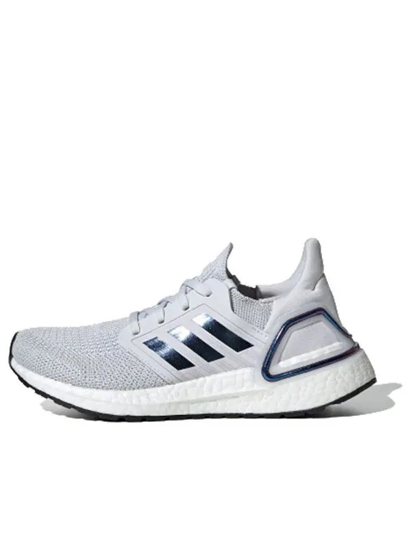 Кроссовки ultraboost 20 shoes junior Adidas — изображение 1 из 4, серый/фиолетовый