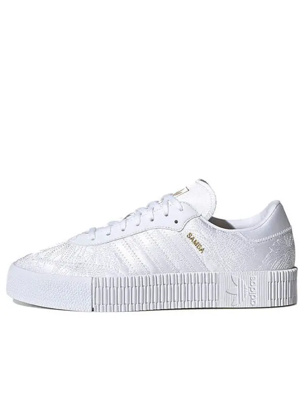Кроссовки sambarose Adidas — изображение 1 из 4, белый/золотистый