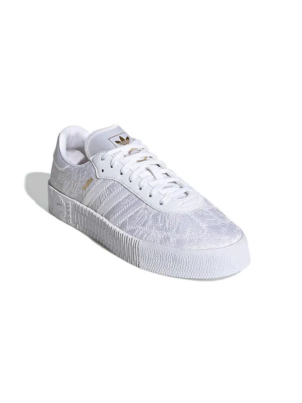 Кроссовки sambarose Adidas — изображение 3 из 4, белый/золотистый