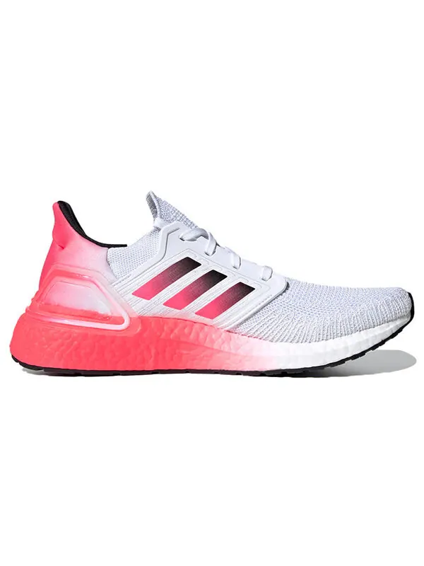 Кроссовки ультрабуст 20 Adidas — изображение 2 из 4, белый/розовый