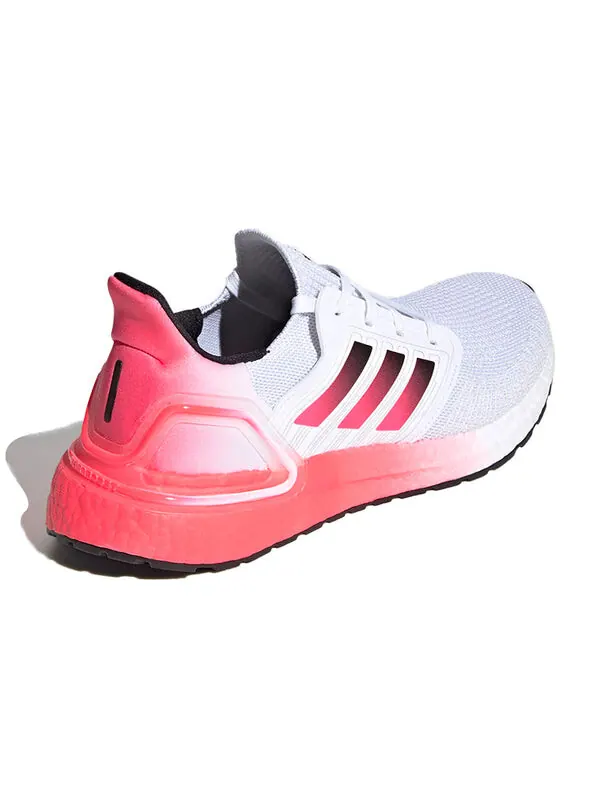 Кроссовки ультрабуст 20 Adidas — изображение 4 из 4, белый/розовый