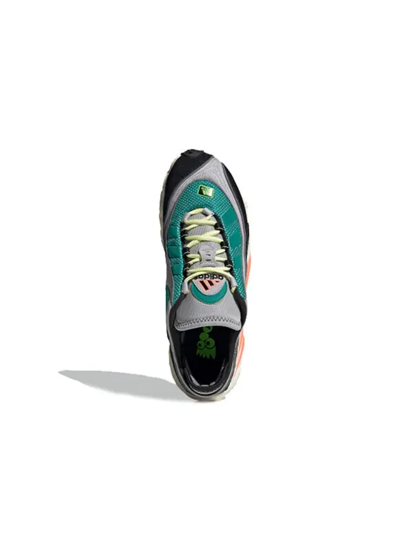 Кроссовки fyw 98 Adidas — изображение 4 из 4, серый/зеленый/оранжевый