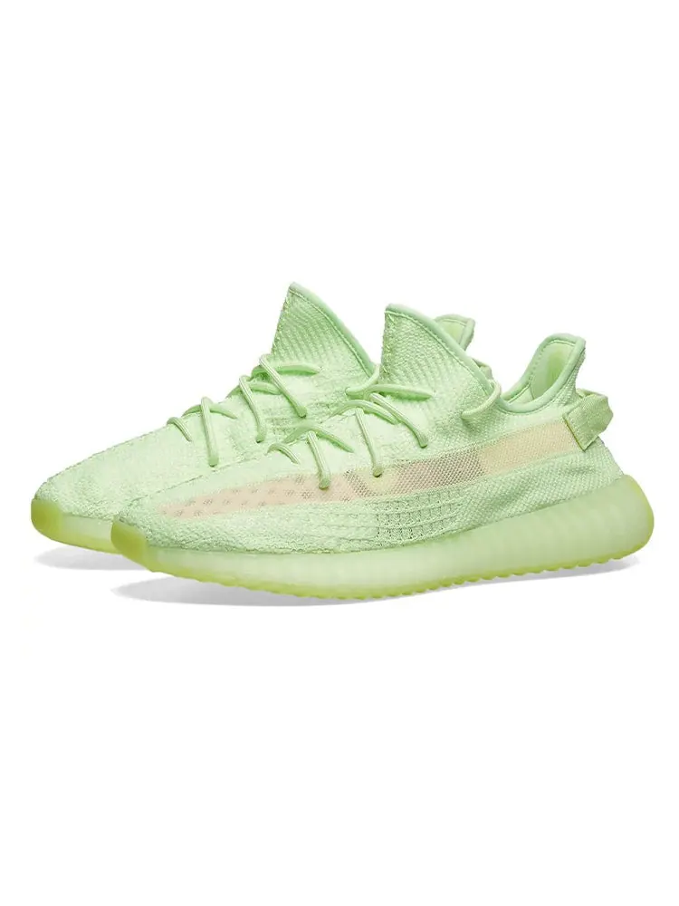 Кроссовки adidas Yeezy Boost 350 V2 GID 'Glow' — изображение 2 из 5, зеленый