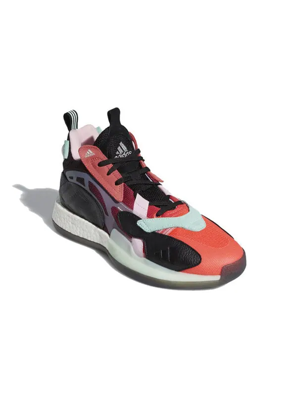 Кроссовки баскетбольные zoneboost Adidas — изображение 3 из 4, красный/зеленый