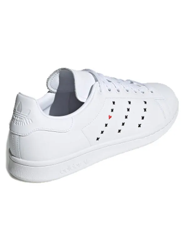 Кроссовки originals stan smith valentine's day 'white black red' Adidas — изображение 4 из 4, белый