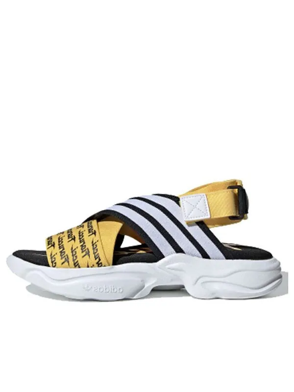 Сандалии Fiorucci x Magmur Sandal Adidas — изображение 1 из 4, черный/белый/желтый