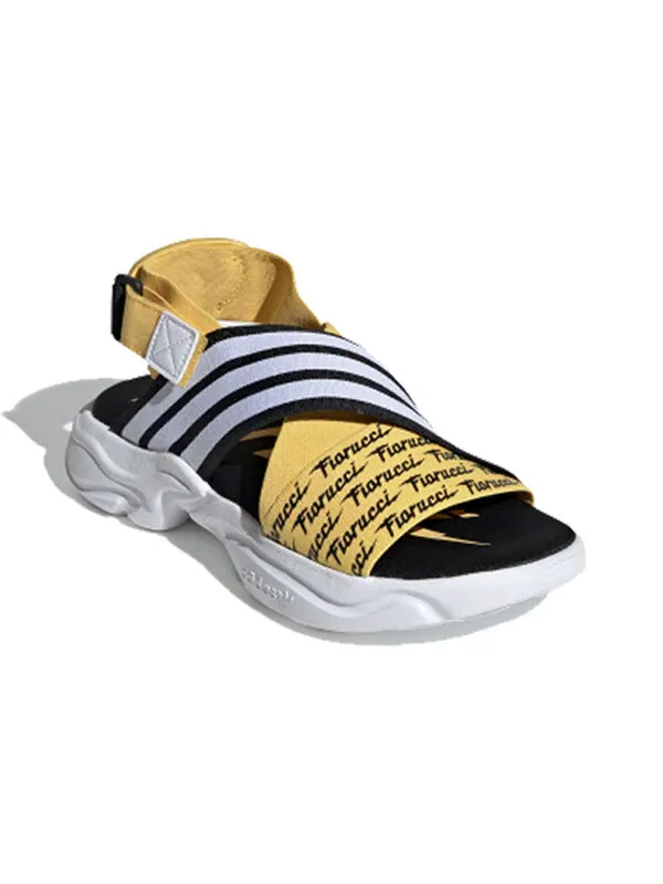 Сандалии Fiorucci x Magmur Sandal Adidas — изображение 2 из 4, черный/белый/желтый
