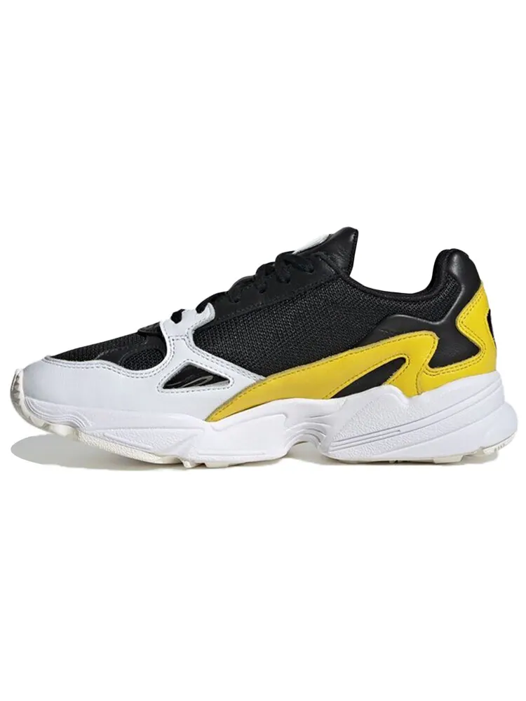 adidas originals Falcon Lifestyle Shoes Women's Low-top Black/Yellow/White — изображение 1 из 4