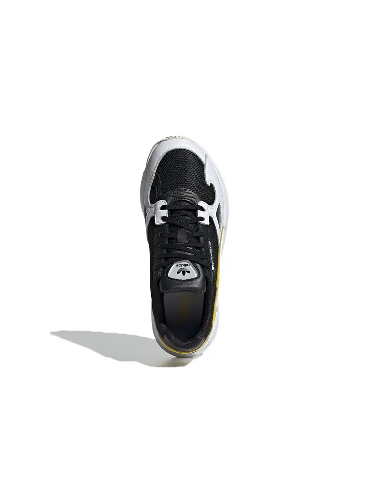 adidas originals Falcon Lifestyle Shoes Women's Low-top Black/Yellow/White — изображение 4 из 4