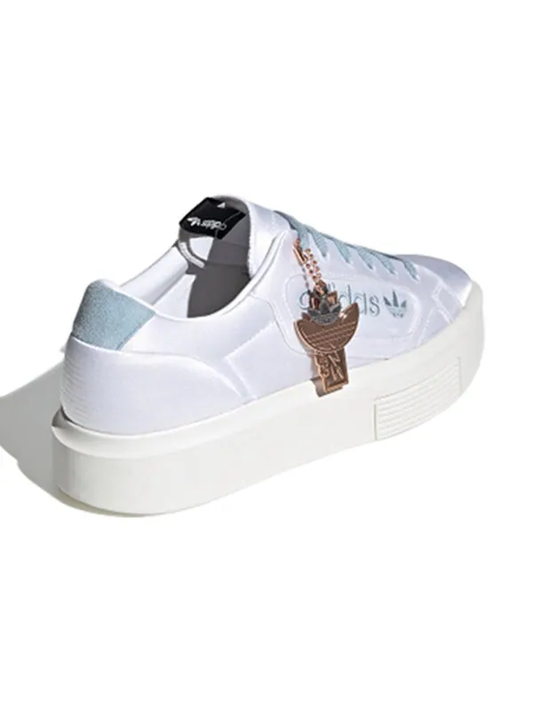 Кроссовки sleek super 'cloud white silver'' Adidas — изображение 3 из 4, белый