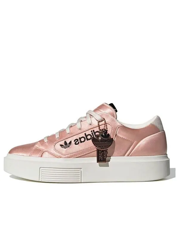 Кроссовки гладкие супер Adidas — изображение 1 из 4, розовый