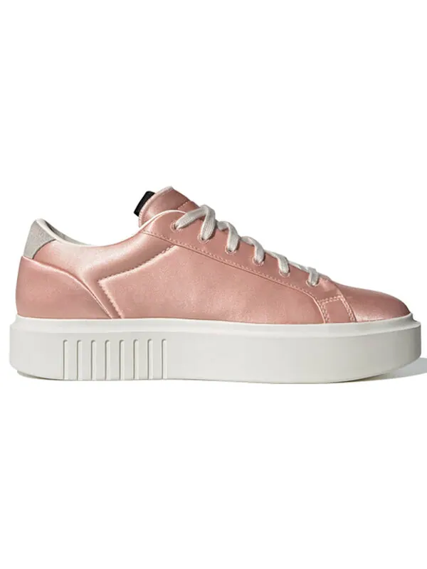Кроссовки гладкие супер Adidas — изображение 2 из 4, розовый