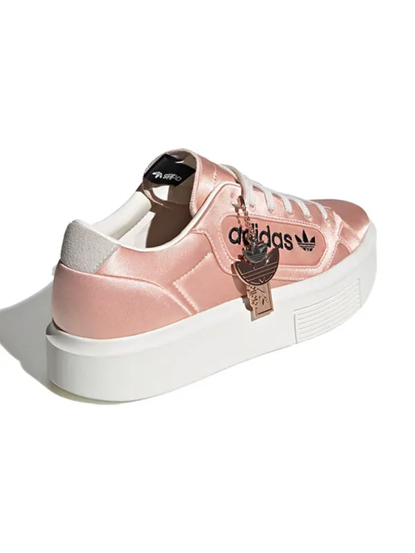 Кроссовки гладкие супер Adidas — изображение 4 из 4, розовый