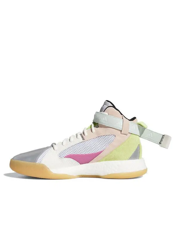Кроссовки тройной Adidas — изображение 1 из 4, розовый/белый/желтый