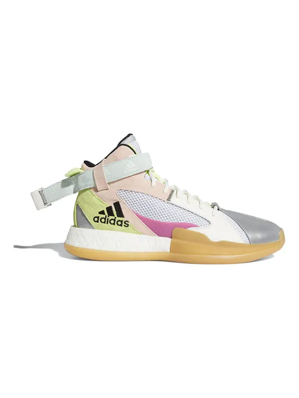 Кроссовки тройной Adidas — изображение 2 из 4, розовый/белый/желтый