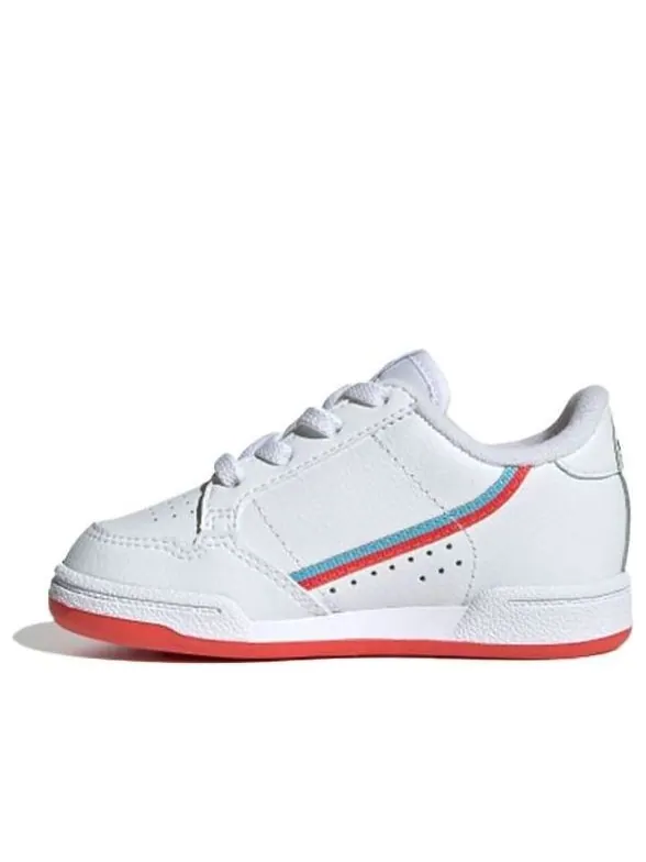 Кроссовки оригинальные континентальные 80 el i красные Adidas — изображение 1 из 4, белый/красный