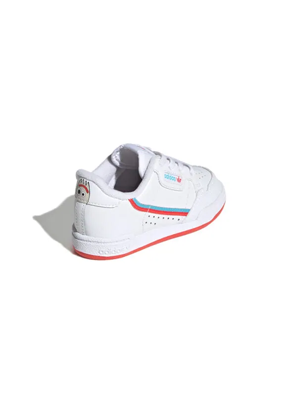 Кроссовки оригинальные континентальные 80 el i красные Adidas — изображение 4 из 4, белый/красный