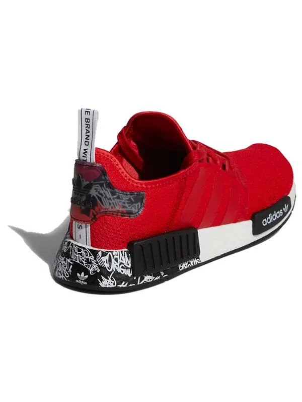 Кроссовки nmd_r1 Adidas — изображение 3 из 4, красный