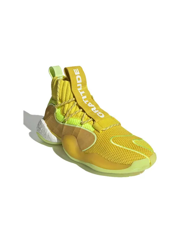 Кроссовки x pharrell crazy byw x Adidas — изображение 4 из 4, желтый