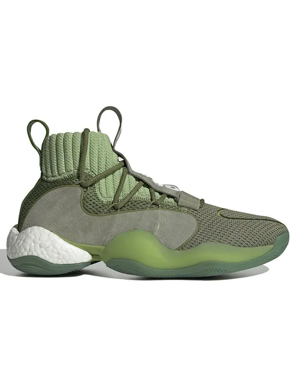 Кроссовки x pharrell crazy byw x Adidas — изображение 2 из 4, зеленый