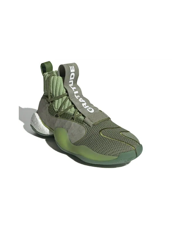 Кроссовки x pharrell crazy byw x Adidas — изображение 3 из 4, зеленый
